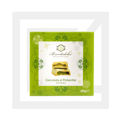 Cioccolato ripieno al pistacchio