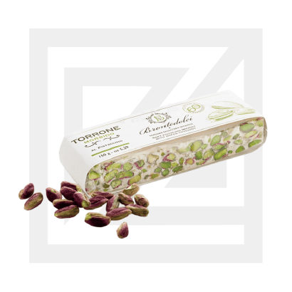 Torrone ostiato al Pistacchio