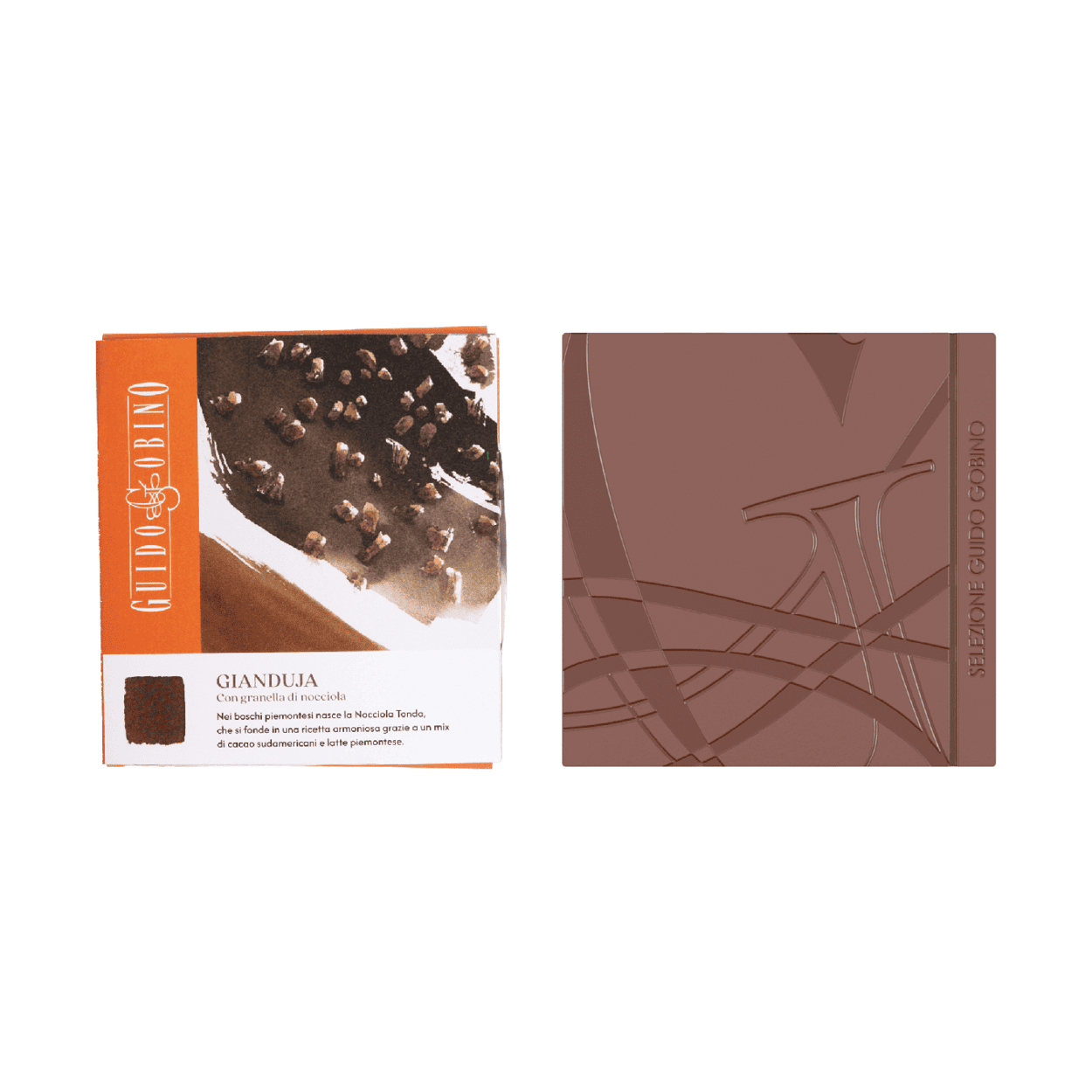 Tavoletta gianduja con granella di nocciola 70g - immagine 2